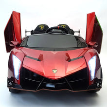 Load image into Gallery viewer, Licensed 2024 Pre Order Lamborghini Veneno | Upgraded 24V | 4x4 Ride-On 2 Seater | MP4 TV Screen | Leather Seats | Rubber Tires | Remote
