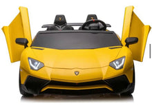 Load image into Gallery viewer, New Licensed 2025  Lamborghini SV 24V XXL Ride on Massive 2 seater | Leather Seats | Up to 16KPH | Real Rubber Tires | Can Hold Adult &amp; Child | 180W
