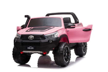Load image into Gallery viewer, Licensed 2024 Toyota HiLux Ride On Car | 24V | 2 Seater | Upgraded | Leather Seats | Rubber Tires | Remote
