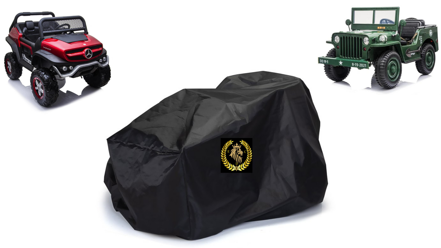 New 2025 Ride On Car Covers | Black | L/XL Vehicles | Protect From Rain/Sun/Dust/Snow/Leaves