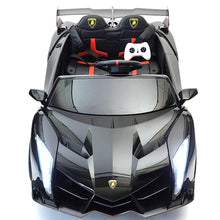 Load image into Gallery viewer, Licensed 2024 Pre Order Lamborghini Veneno | Upgraded 24V | 4x4 Ride-On 2 Seater | MP4 TV Screen | Leather Seats | Rubber Tires | Remote
