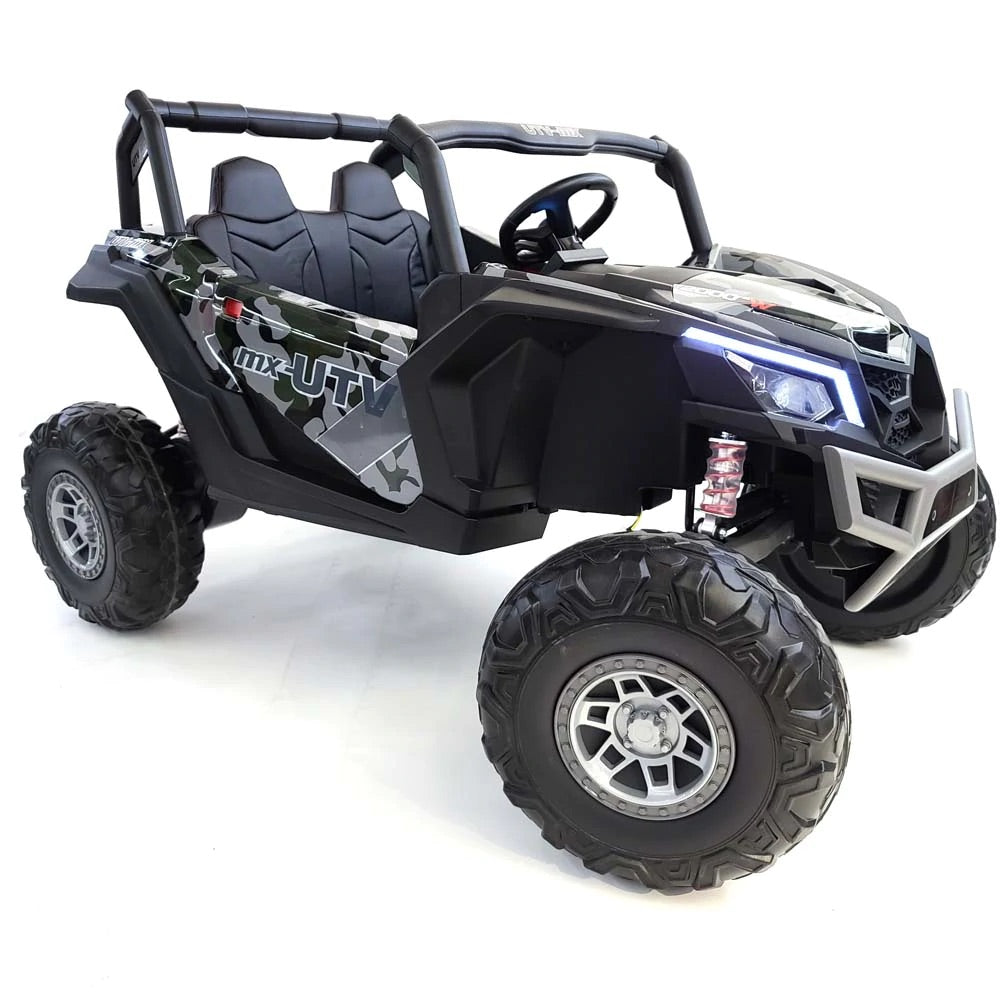 2025 Upgraded UTV XMX613 XXL 4x4 | 24V | 2 Seater Ride-On | TV Mp4 Screen | Leather Seats | Rubber Tires | Remote | Pre Order