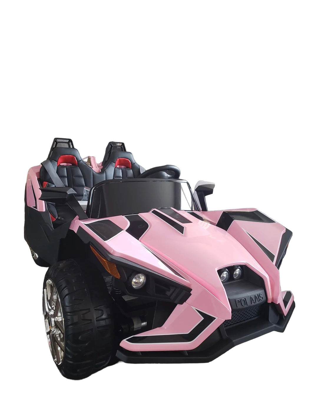 New 2024 Item | 24V Ride on | Upgraded Polaris Style Slingshot | 2 Seater | 4x4 | Ages 3-8 | Leather Seats | Rubber Tires | Remote