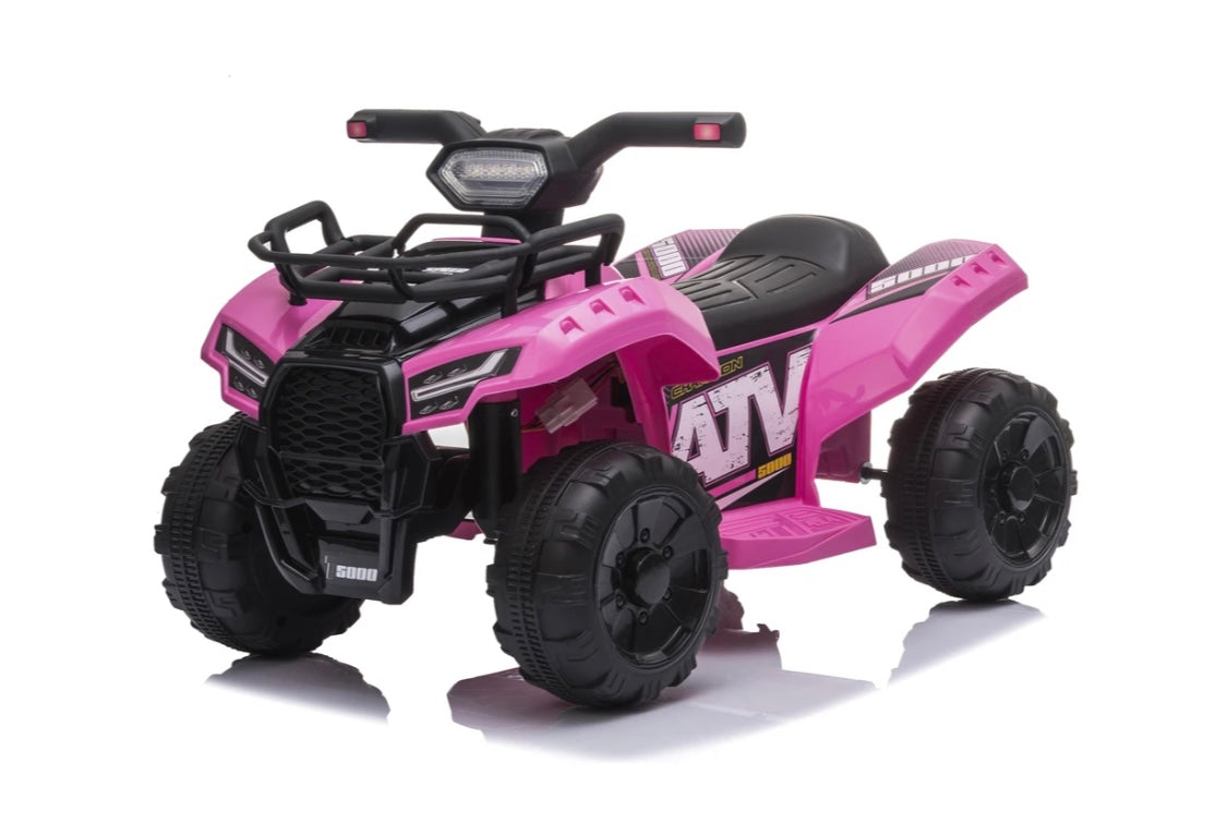 2025 ATV 6V Kids Ride-On Upgraded Four Wheeler | 1 Seater | LED Lights