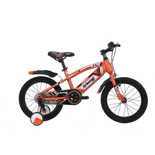 Kids Bicycle | Orange Or Grey | 2 Sizes | 12 Inch Or 16 Inch Tires | Ages 2-6 Approx