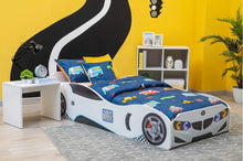 Load image into Gallery viewer, Super Cool High Quality Eco Race Car Bed - Twin Car Bed
