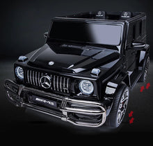 Load image into Gallery viewer, Licensed 2025 Mercedes GWagon G63 Black Or Red Upgraded | 2 Seater | 24V | 4x4 Kids Ride-On | Leather Seats | Rubber Tires | Remote
