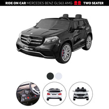 Load image into Gallery viewer, Licensed Mercedes 2024 GLS Upgraded Big 2 Seater Ride-On 12V | Leather Seats | Rubber Tires | Remote
