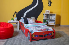 Load image into Gallery viewer, Super Cool High Quality Eco Race Car Bed - Twin Car Bed

