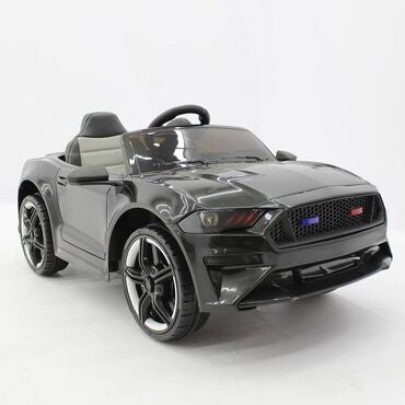 [Pick Up Only Assembled] Upgraded ECD 2023 Mustang Style Kids Ride-On Car | 12V | Leather Seat | Rubber Tires | 1 Seater | Remote