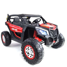 Load image into Gallery viewer, 24V | 2024 Upgraded UTV 2 Seater Ride on | 4x4 | Leather Seat | Mp4 Screen / TV Screen Rubber Tires | Pre Order | Remote
