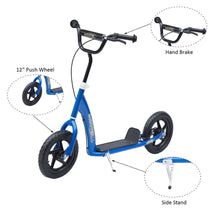 Load image into Gallery viewer, New Item | Kids Pro Stunt Kick Children Scooter 🛴 With 12” Rubber Tires Adjustable Handle Bars
