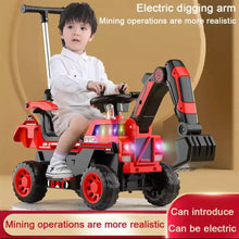 Load image into Gallery viewer, 2024 Model Children 6V Electric Remote Control Excavator Car With Music | Lights |  1-6 Year Old | Fully Electric
