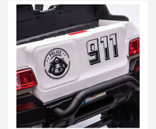 Load image into Gallery viewer, Freddo 2024 Police Truck | 2 Seater | 12V Ride-On Upgraded | Leather Seats | Rubber Tires | Remote | Pre Order
