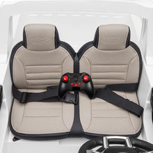 Load image into Gallery viewer, [Pick Up Only] New Assembled 2024 White Upgraded Licensed Ford Super Duty F450 Custom Edition 24V Lifted | 2 Seater | Leather Seats | Rubber Tires | Remote
