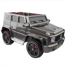 Load image into Gallery viewer, ECD Mercedes G65 Style G WAGON Style Upgraded | 12V | Leather Seats | Rubber Tires | Small 2 Seat | Remote
