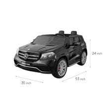 Load image into Gallery viewer, Licensed Mercedes 2024 GLS Upgraded Big 2 Seater Ride-On 12V | Leather Seats | Rubber Tires | Remote
