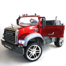 Load image into Gallery viewer, Upgraded Licensed 2024 Mack Truck 24V | 2 Seater Ride-On | Leather Seats | Rubber Tires | Remote
