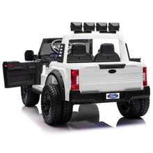 Load image into Gallery viewer, 2024 Upgraded Licensed Ford Super Duty F450 | 6 Wheels | Custom Edition 24V Lifted | 2 Seater | Leather Seats | Rubber Tires | Remote | Pre Order
