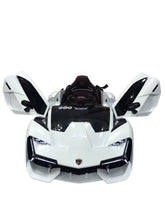 Load image into Gallery viewer, 12V | 2024 Lamborghini Style Powerfull Dual Motor | Ages 1-7 | Ride On Car | Leather Seat| Remote | 1 Seater | 2 Colours
