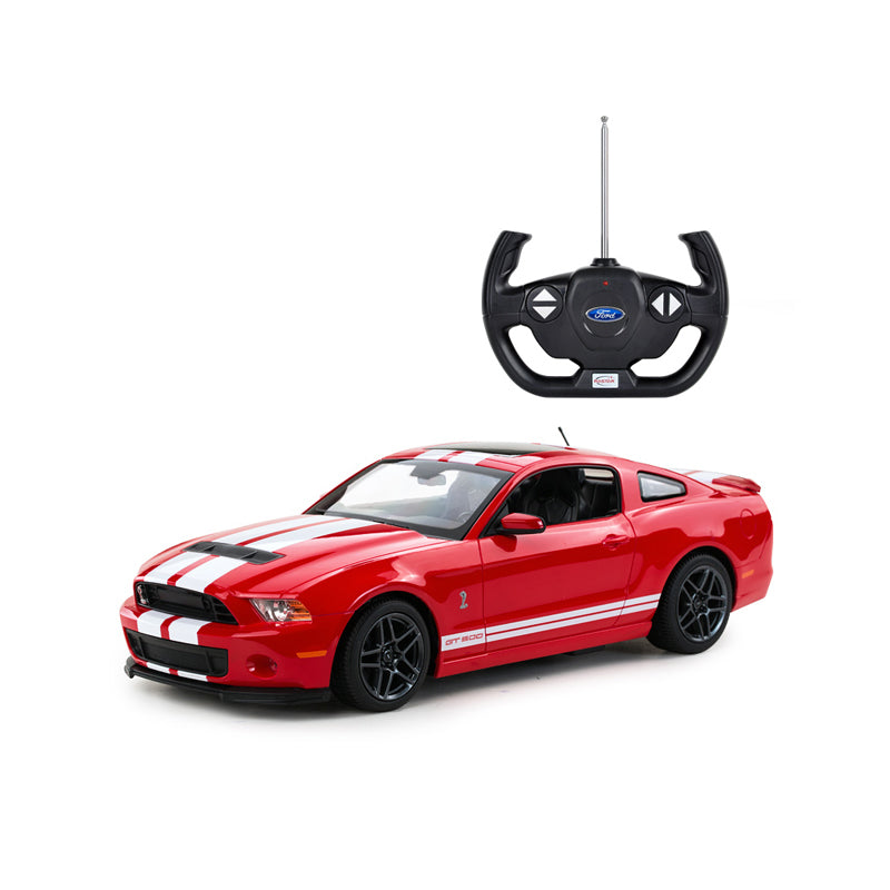 { Super Sale } Licensed RC Ford Shelby Mustang GT500 Upgraded 1:14 Scale 2.4GHz Remote Control Car l Ages 3+