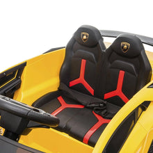 Load image into Gallery viewer, Licensed 2024 Lamborghini Aventador SVJ Ride On Upgraded | 12V | Leather Seat | Rubber Tires | 1 Seater | Remote
