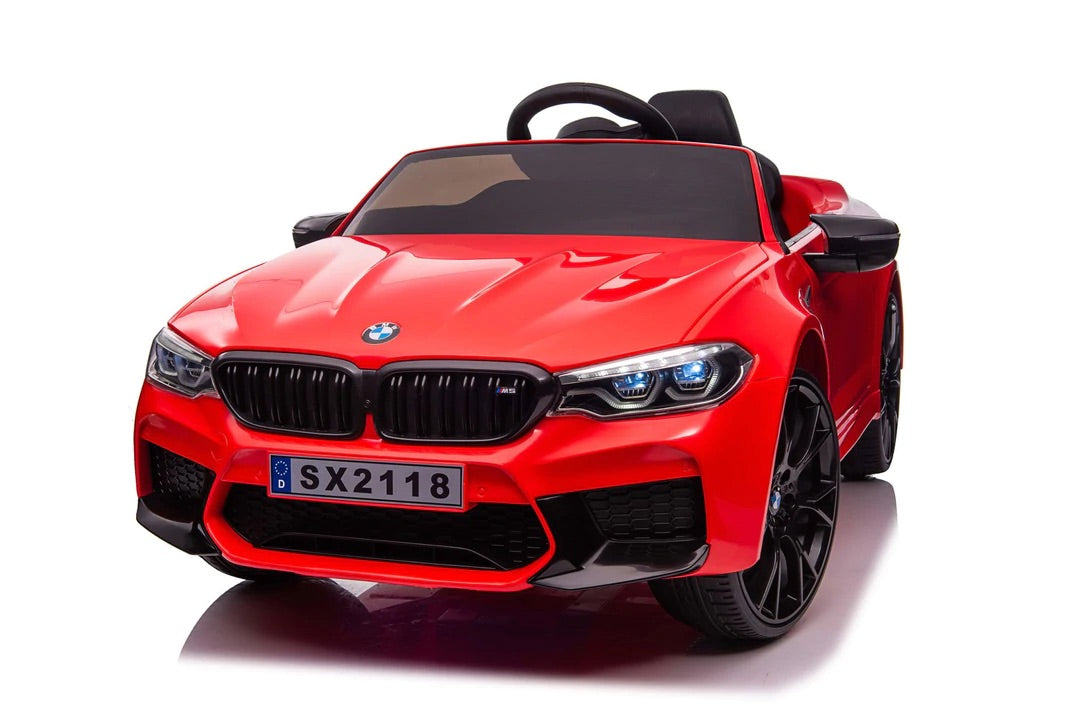 Licensed 2024 BMW M5 Ride-On | 12V 14AH | Leather Seat | Rubber Tires | Upgraded | 1 Seater | 4 Colours | Remote