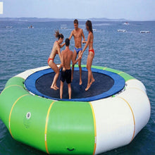 Load image into Gallery viewer, Massive Water Trampoline that is 4M in diameter 0.6mm PVC inflatable trampoline or inflatable Bouncy Water Park
