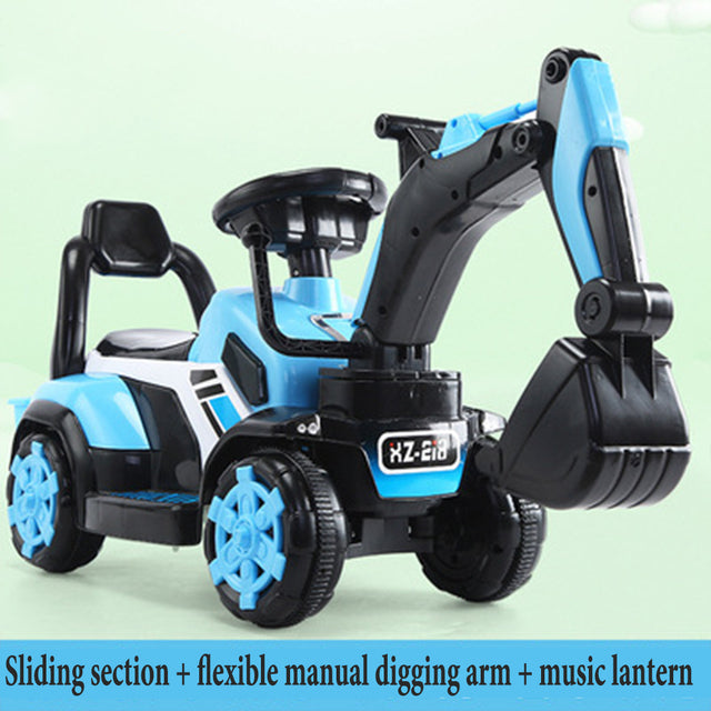 Children Electric Car Toy Excavator Toy Battery With Remote