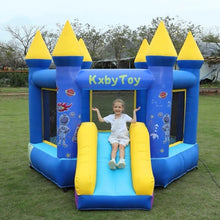 Load image into Gallery viewer, Inflatable Bouncy House | Blow-Up Jump Bouncy Castle for Kids with Air Blower. Hours of Fun. Easy Set Up
