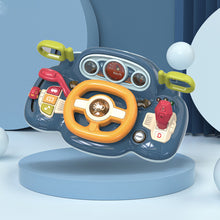 Load image into Gallery viewer, Kids Simulation Steering Wheel Toy Car Driving Toy with Music Light Pretend Driving Toy

